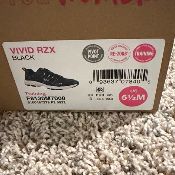 Ryka Black and White Athletic Shoes - Picture 3 of 6